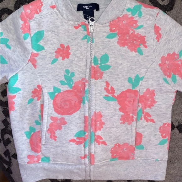 Girls Zip Up Bomber - Picture 2 of 5